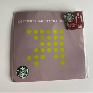RARE! Starbucks Certified Barista Trainer Partner Pin